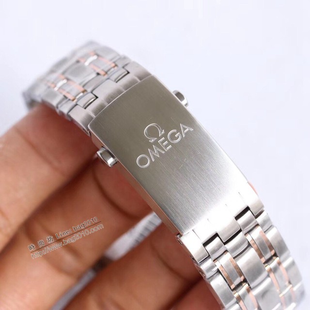 歐米茄高端手錶 高檔陶瓷圈 OMEGA海馬300米複刻男士腕表  gjs1909